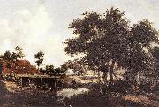 Meindert Hobbema The Water Mill Spain oil painting reproduction